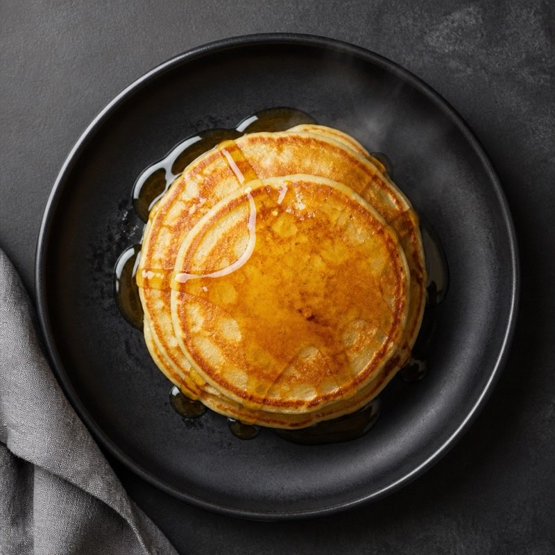 Banana Protein Pancakes — high-protein recipe with 27g protein