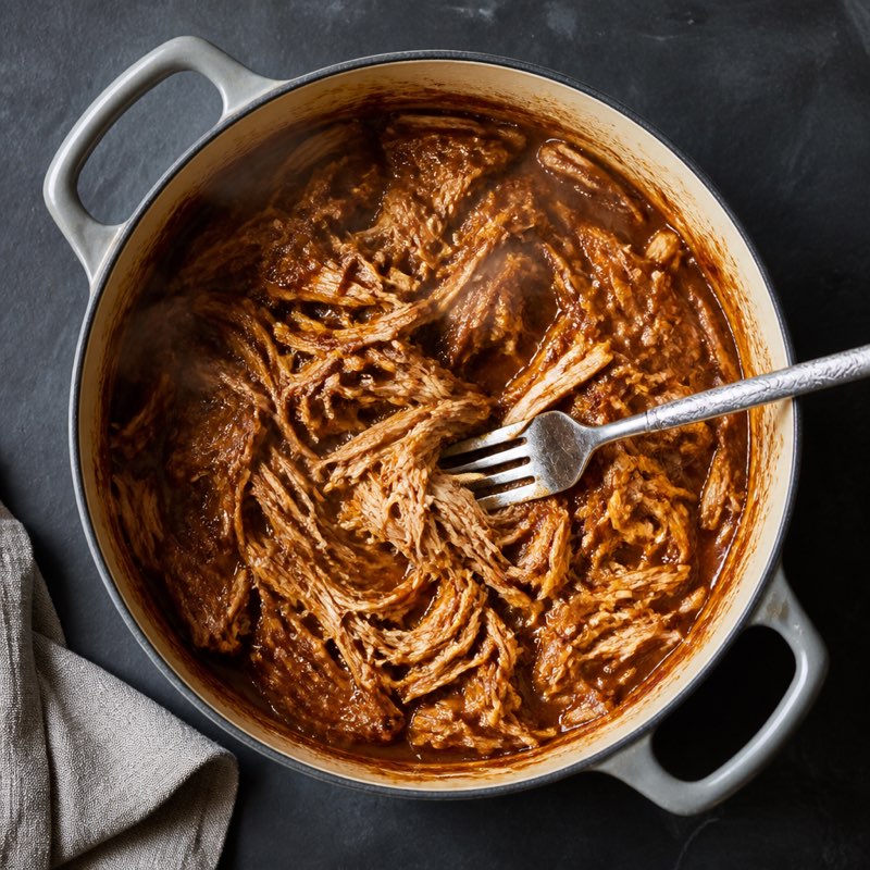 BBQ Shredded Turkey — high-protein recipe with 42g protein