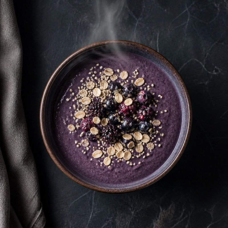 Thick Berry Smoothie Bowl — high-protein recipe with 31g protein