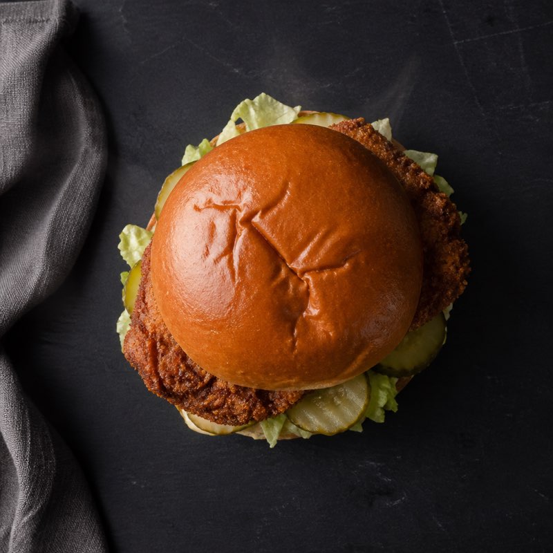 Crispy Chicken Burgers — high-protein recipe with 46g protein