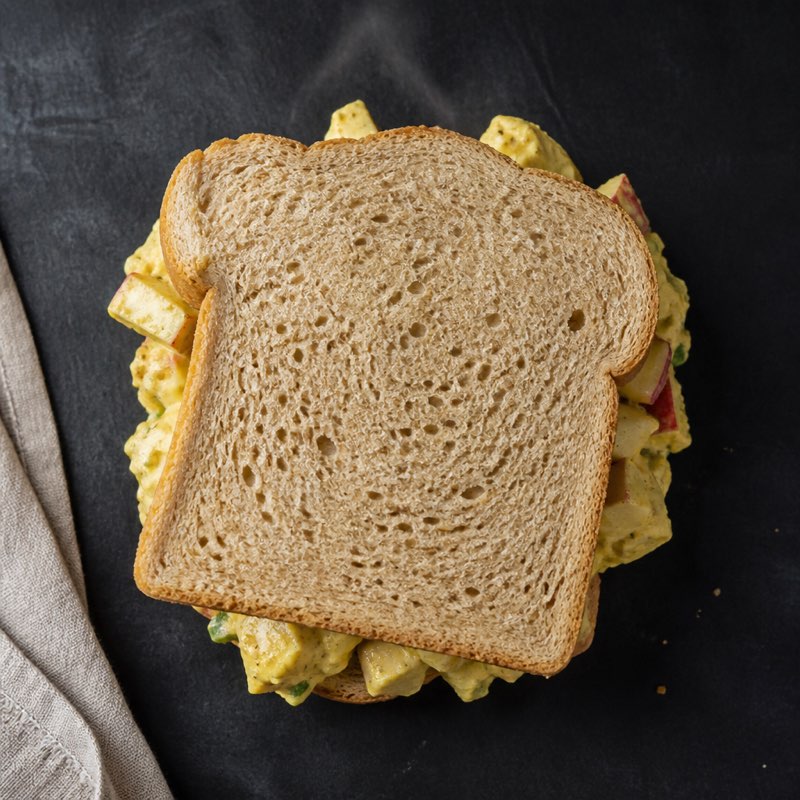 Curried Chicken Salad Sandwich — high-protein recipe with 38g protein