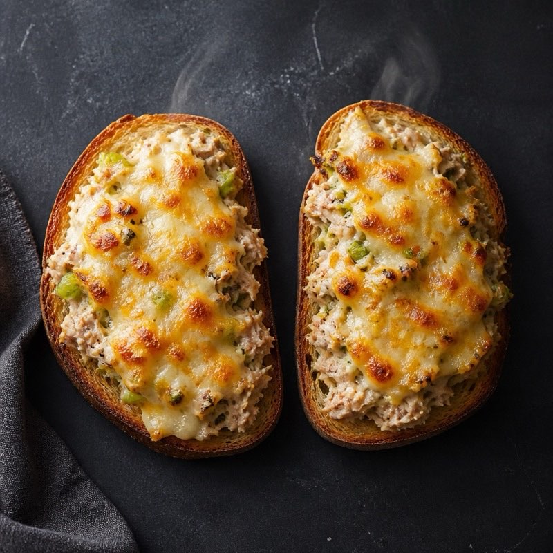 Double Tuna Melt — high-protein recipe with 54g protein