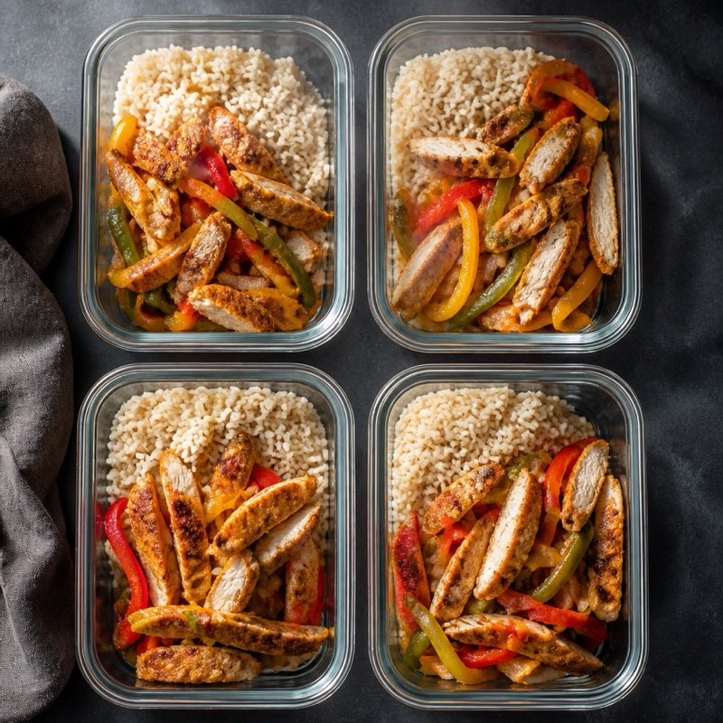Chicken Fajita Prep Boxes — high-protein recipe with 46g protein