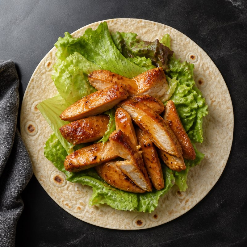 Honey Mustard Chicken Wrap — high-protein recipe with 41g protein