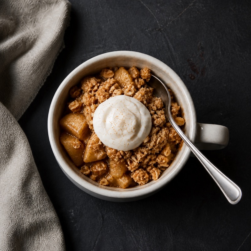 Step 3: Microwave 60 more seconds. Spoon of Greek yogurt on top if you have it.