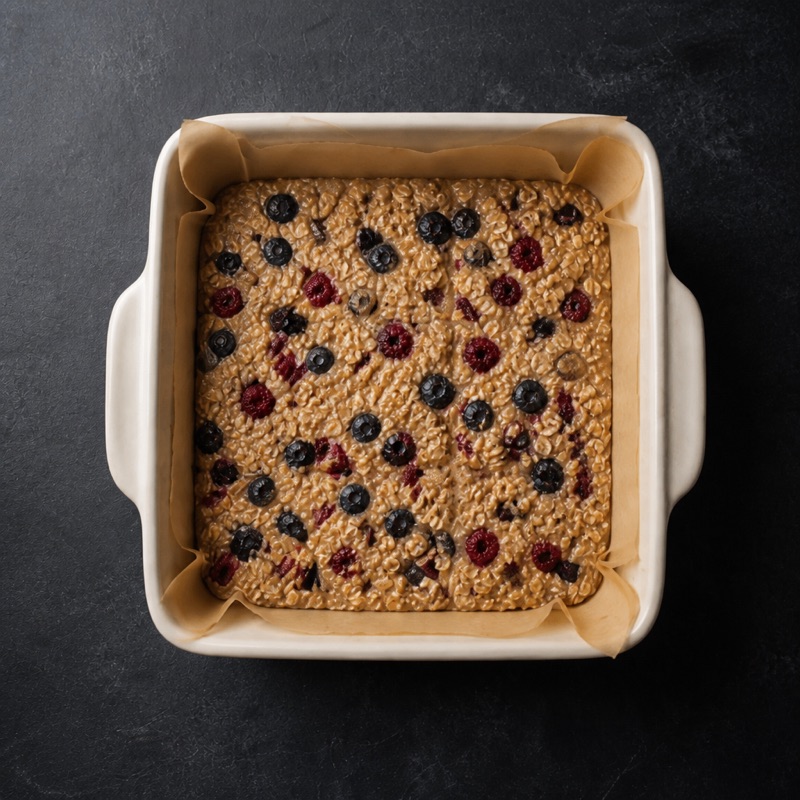 Step 2: Into a lined baking dish, 25 minutes at 180°C / 350°F.