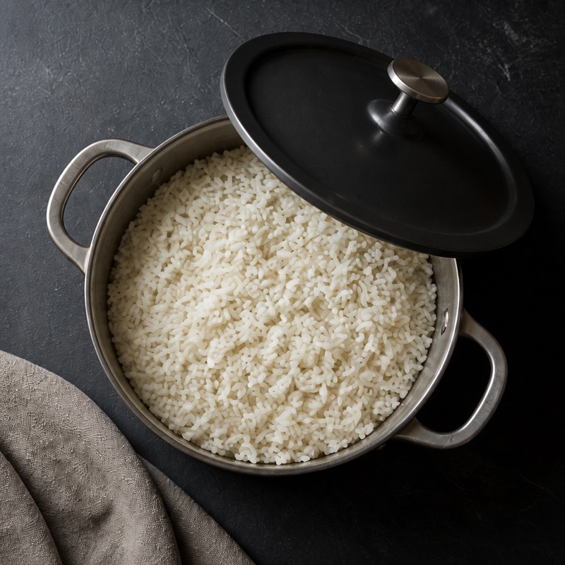 Step 1: Cook the rice.