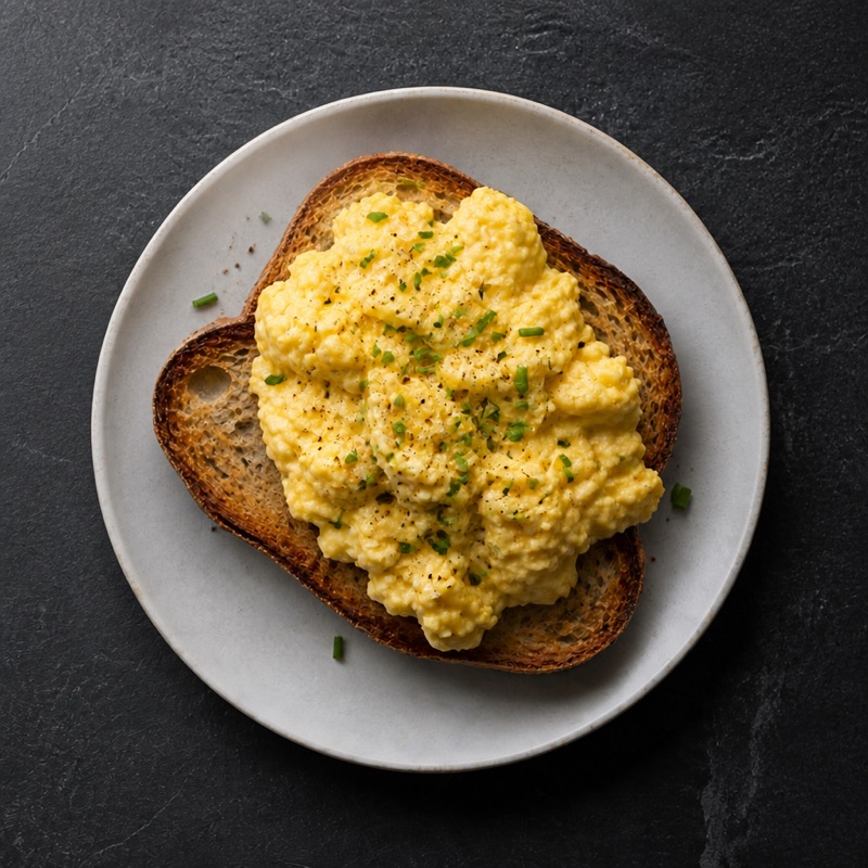 Step 3: Pile on toast, pepper on top.