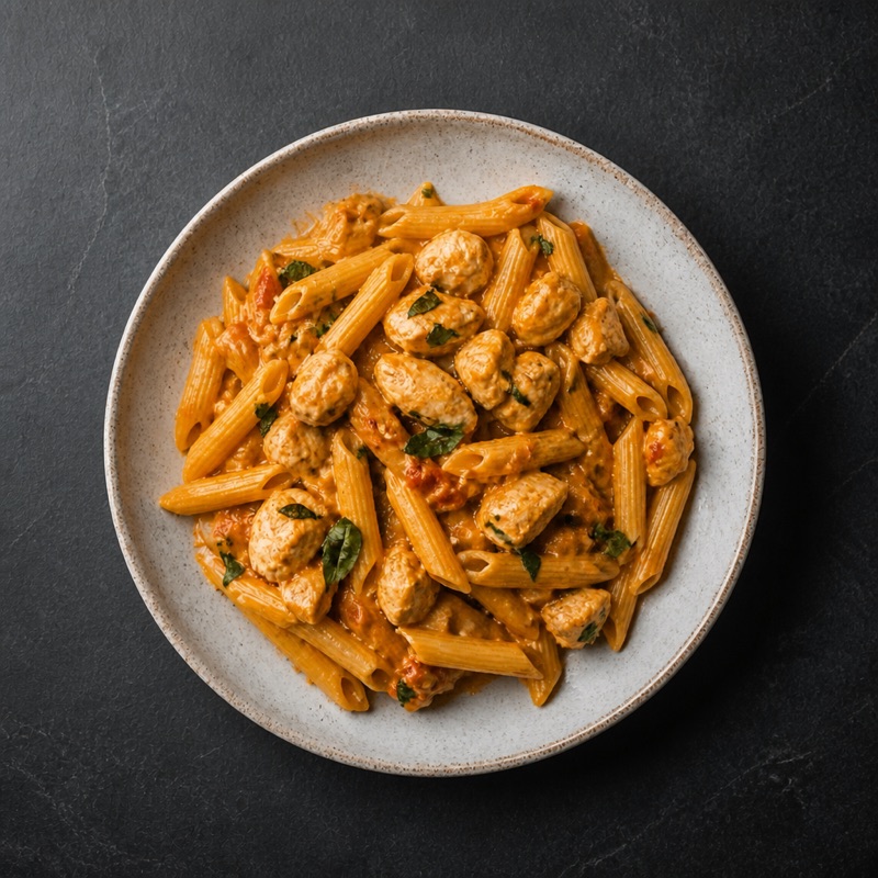 Step 4: Toss the pasta through the sauce.