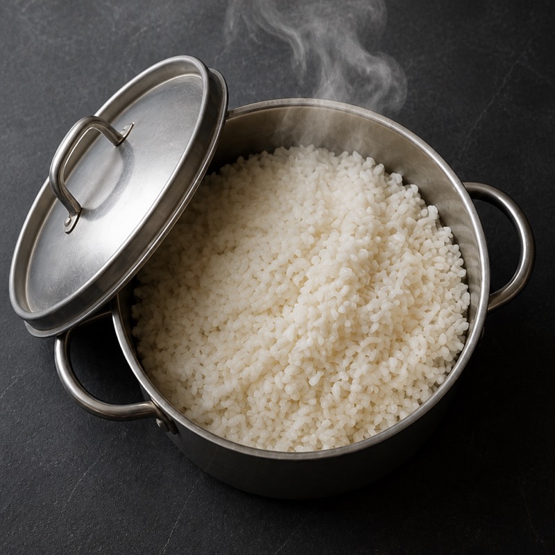 Step 1: Cook the rice.