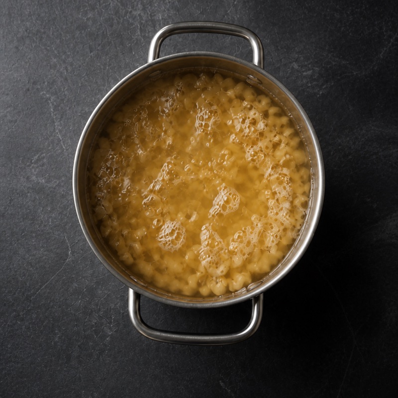 Step 1: Cook the pasta.