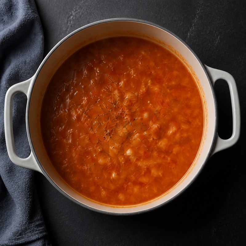 Step 2: Simmer 10 minutes.
